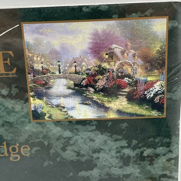 Thomas Kinkade Painter of Light Lamplight Bridge 50925 Cross Stitch - Picture 7 of 9